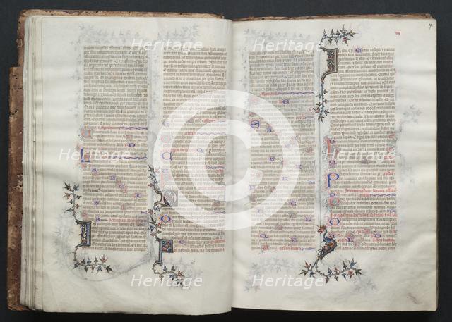 The Gotha Missal: Fol. 17r, Text, c. 1375. Creator: Master of the Boqueteaux (French); Workshop, and.
