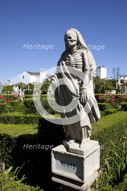 'Death', statue in the Garden of the Episcopal Palace, Castelo Branco, Portugal, 2009. Artist: Samuel Magal