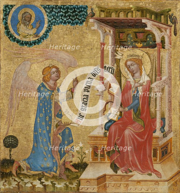 The Annunciation, ca 1350.