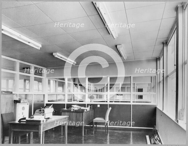 Office space, Chester-le-Street, County Durham, 1956-1969. Creator: Phillipson and Son.