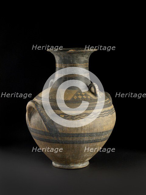 White-Painted I amphora, Cypro-Geometric I Period, (c1050-c950 BC). Artist: Unknown.