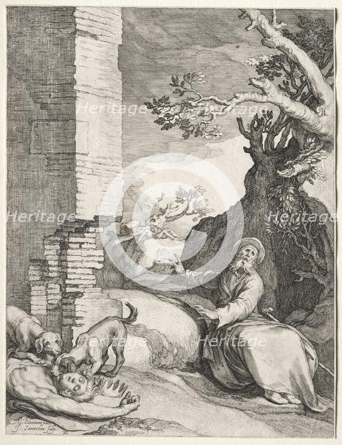 The Prediction of Ahijah, 1604. Creator: Jan Saenredam (Dutch, 1565-1607); Jan Saenredam (Dutch, 1565-1607).