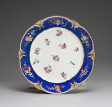 Plate, Sèvres, 1771. Creator: Sèvres Porcelain Manufactory.