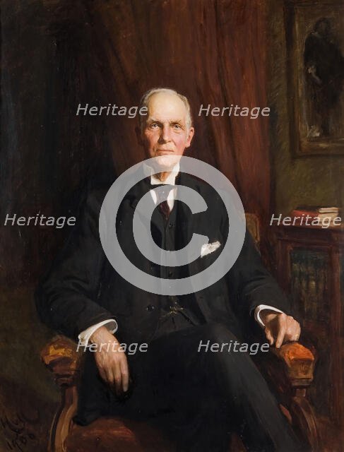 Portrait Of Sir Edward George Jenkinson (1836-1919), 1906. Creator: Hubert von Herkomer.