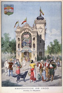 The Ecuadorian pavilion at the Universal Exhibition of 1900, Paris, 1900. Artist: Unknown