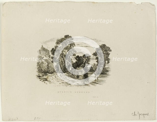 A Castle, n.d. Creator: Charles Emile Jacque.