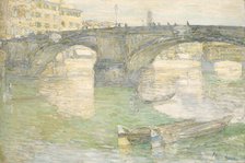 Ponte Santa Trinità, 1897. Creator: Frederick Childe Hassam.