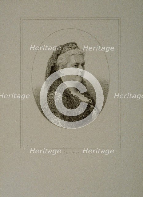 Portrait of the composer Louise-Aglaé Massart (1827-1887).