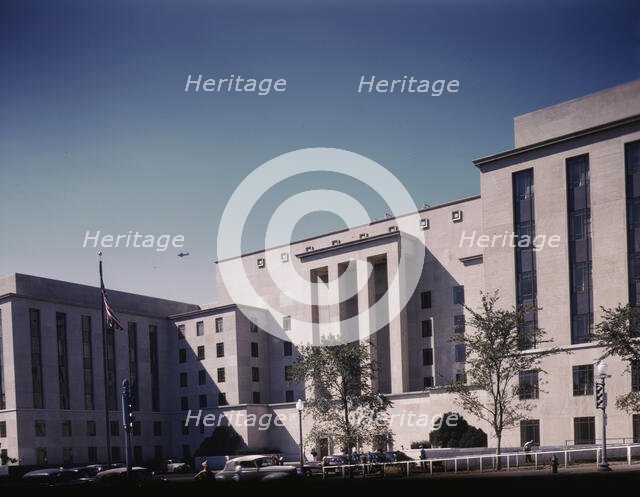 War Department Building at 21st and Virginia Avenue, N.W., Washington, D.C., ca. 1943. Creator: Unknown.