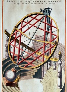 The Equatorial Armillary of Tycho Brahe, 17th century. Artist: Unknown