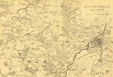 Map of the Battle of Vionville, 16 August 1870, (c1872).  Creator: R. Walker.
