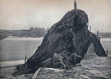 'Bude - The Chapel Rock', 1895. Artist: Unknown.