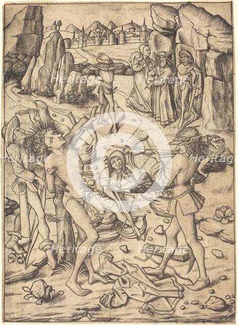 Martyrdom of Saint Sebastian, c. 1450/1460. Creator: Master ES.