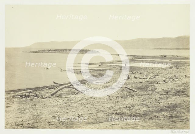 The North Shore of the Dead Sea, 1857. Creator: Francis Frith.