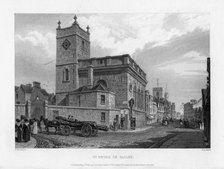 Church of St Peter le Bailey, Oxford, 1835.Artist: John Le Keux