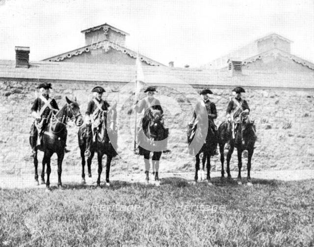 The Military Tournament at the Agricultural Hall: Period 1743, (1895). Creator: Unknown.