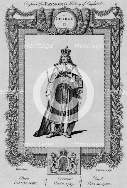 'George II', c1787. Artist: Unknown.