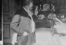 Erhardt and his "War Dog", 1917. Creator: Bain News Service.