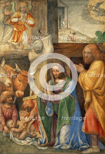 Nativity and Annunciation to the Shepherds, Between 1500 and 1550.