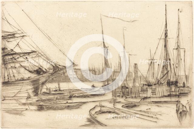 A Sketch from Billingsgate, 1878. Creator: James Abbott McNeill Whistler.