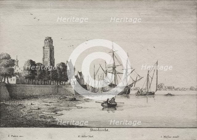 Dordrecht. Creator: Wenceslaus Hollar (Bohemian, 1607-1677).