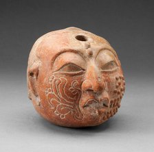 Ritual Vessel in the Form of a Head, A.D. 600/900. Creator: Unknown.