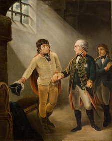 Tsar Paul Visiting Kosciuszko in Prison, 1798-1840. Creator: Unknown.