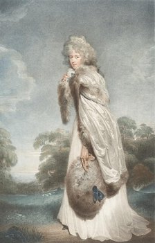 Miss Elizabeth Farren, Countess of Derby, 1792., 1792. Creator: Francesco Bartolozzi.