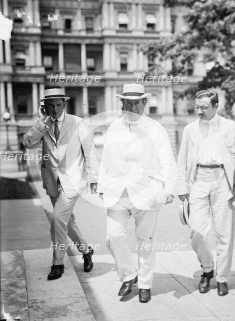 William Jennings Bryan, Rep. from Nebraska, with Pedro Rafael Cuadra, 1914.  Creator: Harris & Ewing.