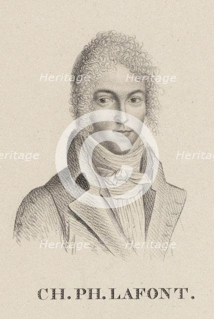 Portrait of the violinist and composer Charles Philippe Lafont (1781-1839). Creator: Ledru, Hilaire (1769-1840).