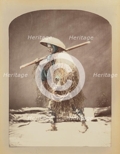 Winter Dress, 1870s-1890s. Creator: Baron Raimund von Stillfried.