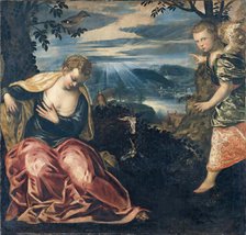 The Annunciation to Manoah's Wife, 1555. Creator: Jacopo Tintoretto.