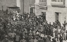 Carnival of Cadiz - Float of the Astros, Andalusia, Spain, 1898. Creator: Unknown.