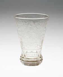 Beaker, Bohemia, c. 1725. Creator: Bohemia Glass.