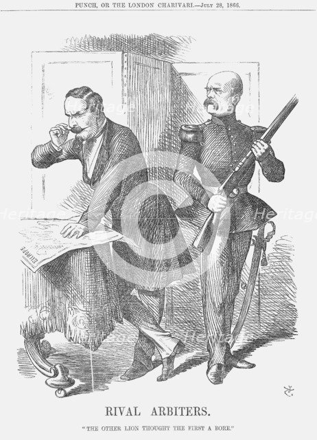 'Rival Arbiters', 1866. Artist: John Tenniel