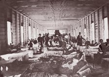Ward in Hospital. Convalescent Camp, Alexandria Virginia, 1861-65. Creator: Unknown.