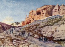 'The Rock-Cut Tombs of the Valley of Jehoshaphat', 1902. Creator: John Fulleylove.