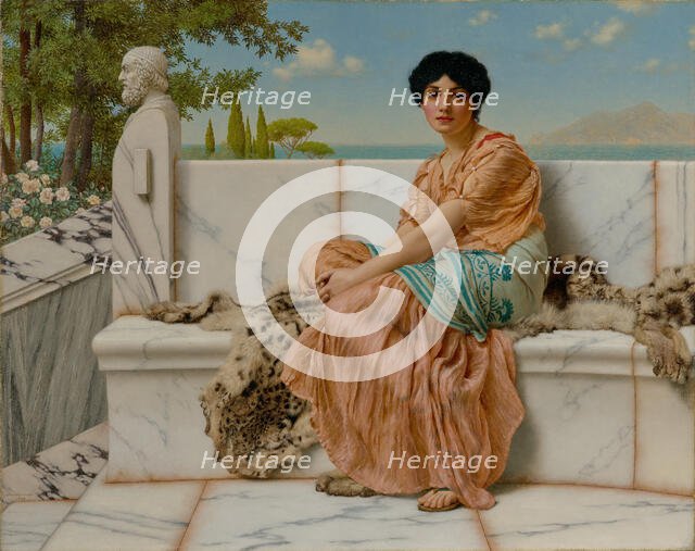 Reverie, 1904. Creator: John William Godward.