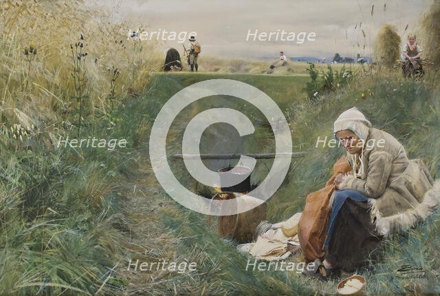 Our Daily Bread, 1886. Creator: Anders Leonard Zorn.