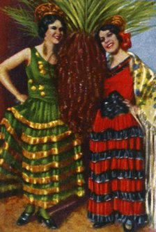 Spanish dancers, c1928. Creator: Unknown.