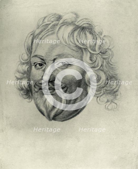 Head of a man, c1630, (1907). Creator: Unknown.