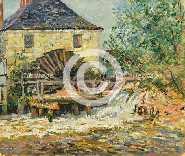 La roue du moulin (The mill wheel), 1918. Creator: Maufra, Maxime (1861-1918).