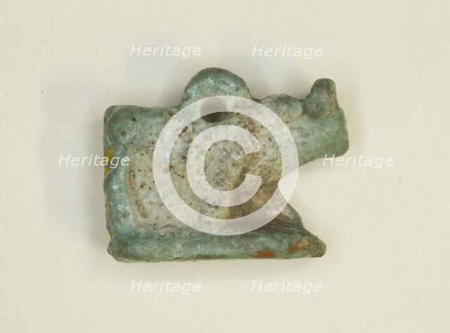 Amulet of a Hathor Cow, Egypt, Third Intermediate Period, Dynasty 21-25 (1070-656 BCE). Creator: Unknown.