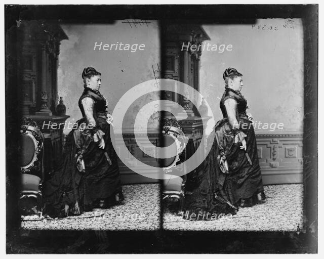 First Lady Julia Grant, 1865-1880. Creator: Unknown.
