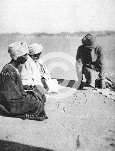 Mapping in the sand, Halfa to Shellal, Egypt, 1926 (1927). Artist: Thomas A Glover