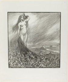 Homage to Zola, c. 1902. Creator: Theophile Alexandre Steinlen.