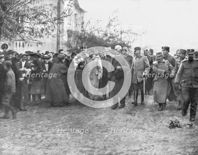 'En Serbie Reconquise; Le prince Alexandre, regent du royaume serbe-croate-slovene, est..., 1918. Creator: Marianovic.