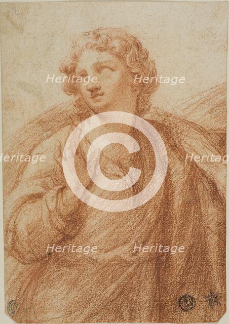 Half-length Draped Figure, n.d. Creator: Guido Reni.