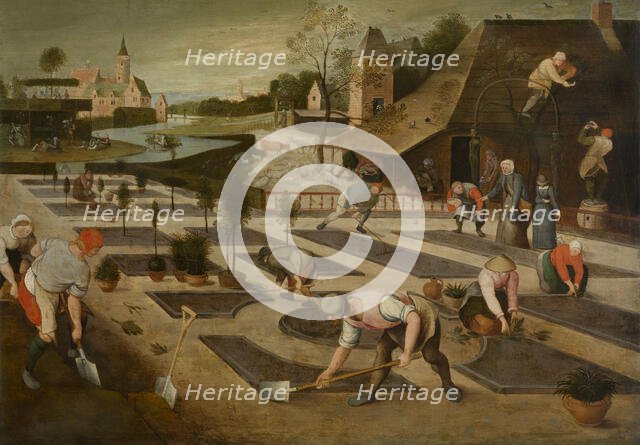 The Four Seasons: Spring, 1607. Creator: Grimmer, Abel (1570-1619).