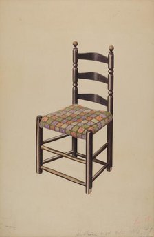 Chair, 1937. Creator: John Sullivan.